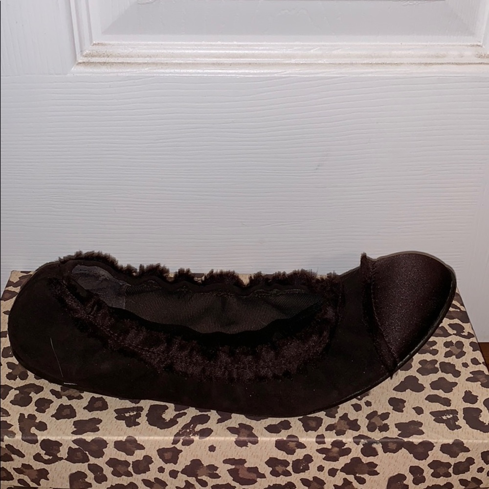LIGHTLY WORN French Sole NY Wavy Ballet Flats